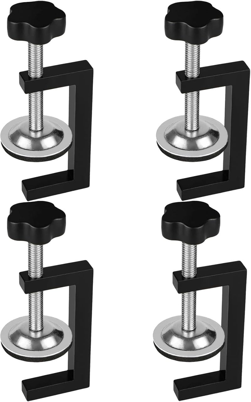 Vinommart 3 Inch C Clamp for Woodworking, Heavy Duty Steel C Clamps, Small C Clamps for Desktop Workpiece Fixing (4 Pcs) - Image 1